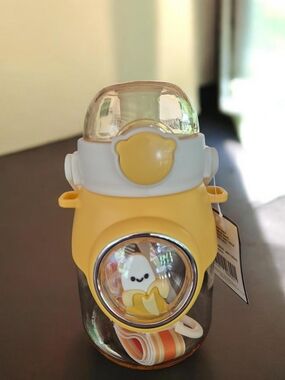 Cute  Kids Water Bottle with Banana Character - Brand Kawaiu